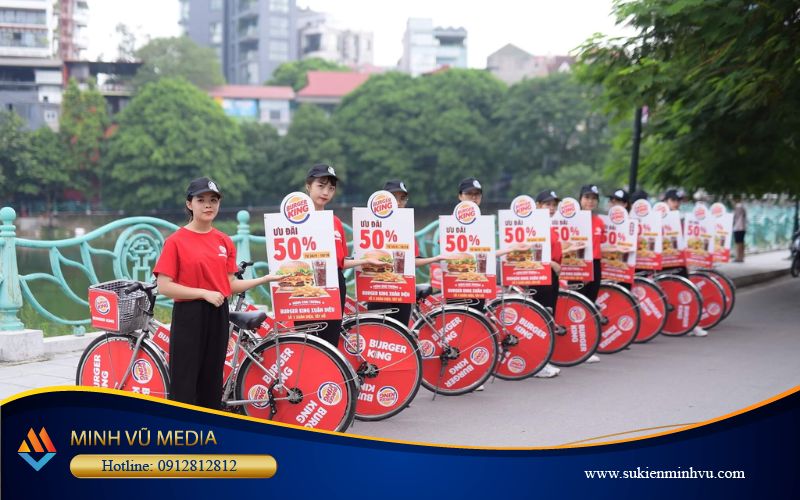 Dịch vụ cho thuê PG sự kiện, cho thuê xe đạp của Minh Vũ