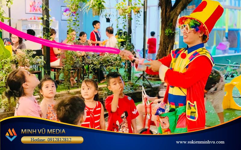 Sự Kiện Minh Vũ cho thuê chú hề phục vụ trẻ em