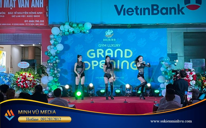 Cho thuê sân khấu tổ chức khai trương trọn gói
