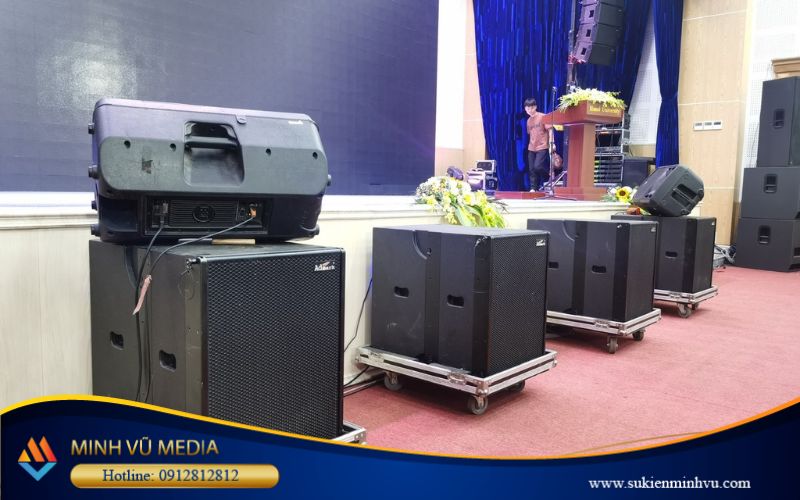 Các thiết bị loa cung cấp tại sự kiện