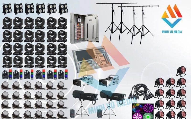 Trọn gói đèn chiếu sân khấu sự kiện loại 6