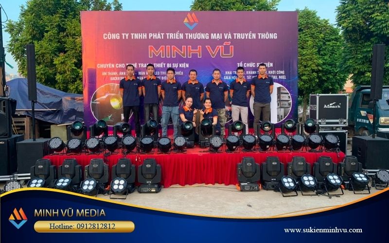 Quy trình làm việc chuyên nghiệp của Sự Kiện Minh Vũ